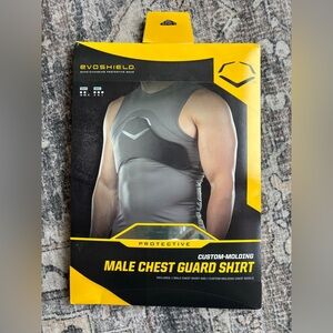 NEW‎ EvoShield Custom Molding Chest Guard Sleeveless Shirt Youth Size Large
